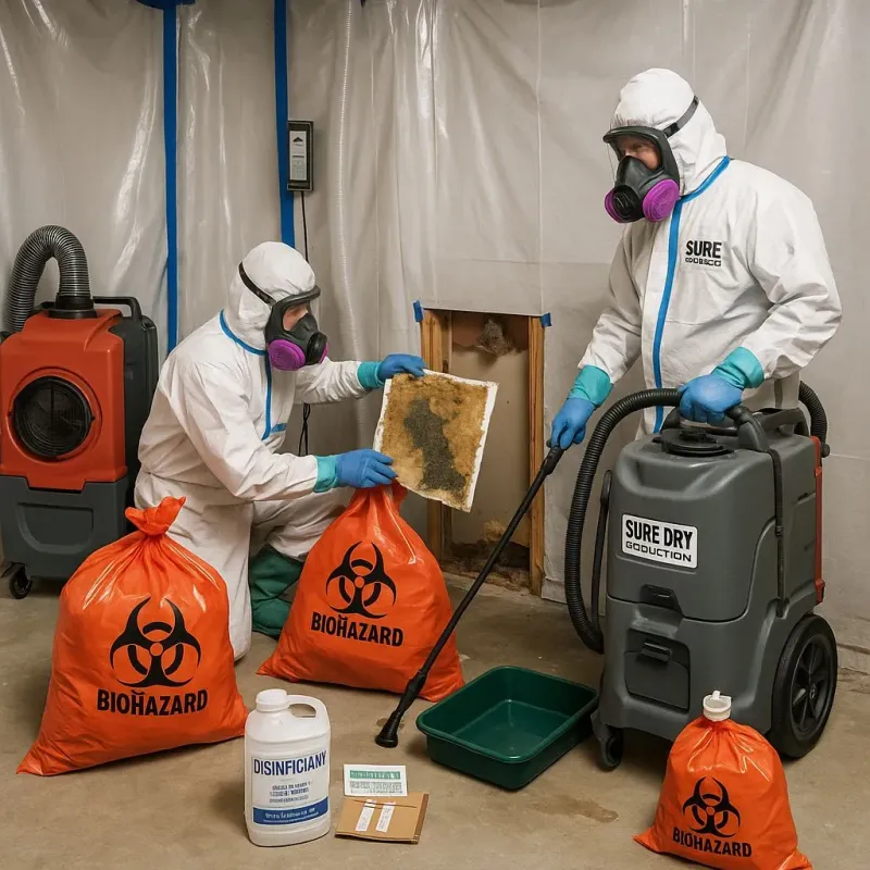 Contaminated Water Handling Protocols process in Apison, TN