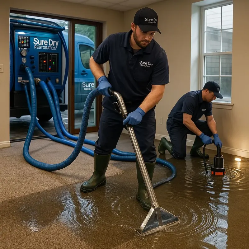 Water Extraction and Removal process in Apison, TN
